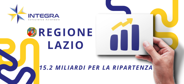 News! Regione Lazio: 15.2 miliardi per la ripartenza