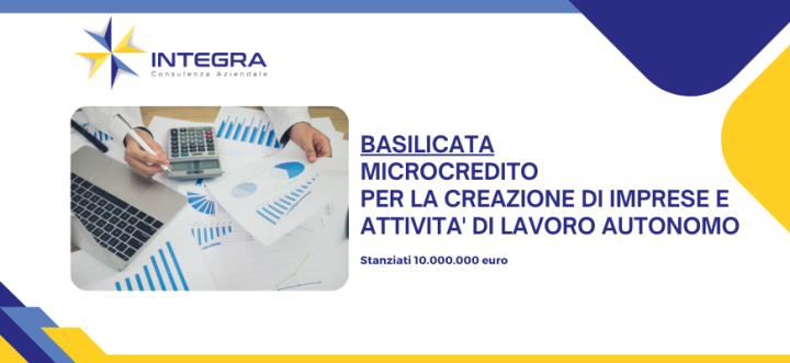Basilicata: Microcredito per la creazione di imprese e di attività di lavoro autonomo